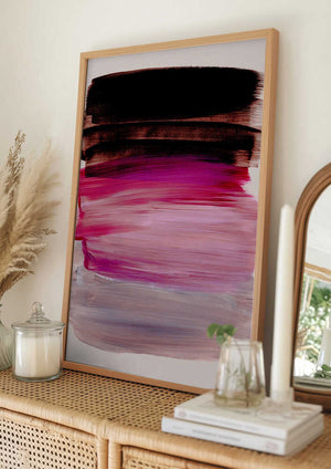 Tablou înramat „Abstract Brush Strokes 184” de Mareike Böhmer