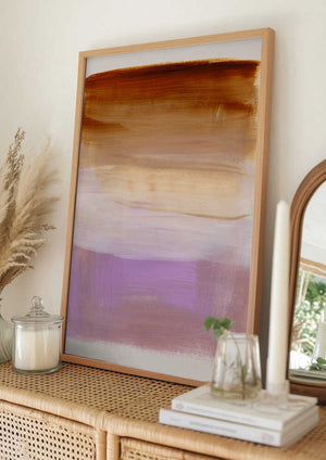 Tablou înramat „Abstract Brush Strokes 185” de Mareike Böhmer