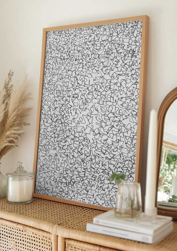 Tablou înramat „Chaotic Whirlwind” de Isabelle Brent