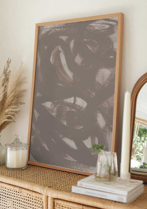 Tablou înramat „Abstract Brush Strokes 176X” de Mareike Böhmer