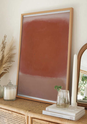 Tablou înramat „Rust Hues Harmony” de THE MIUUS STUDIO