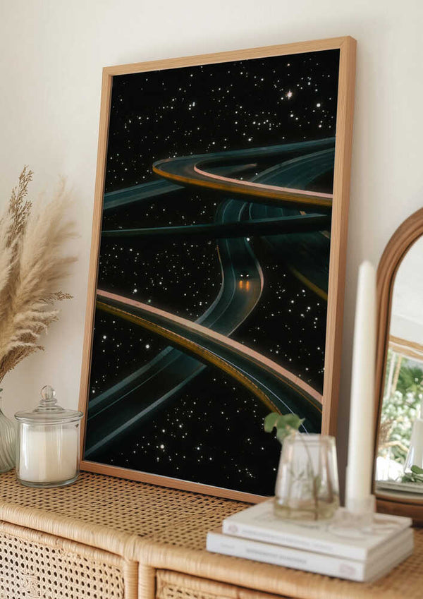 Tablou înramat „Driving Alone Thinking of You” de Taudalpoi