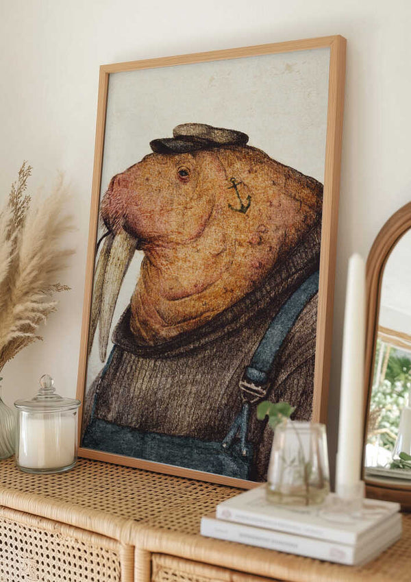 Tablou înramat „Sailors Call” de Mike Koubou