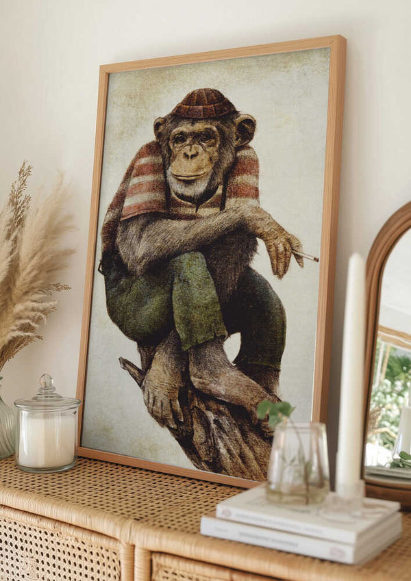 Tablou înramat „Smoke &amp; Chill” de Mike Koubou