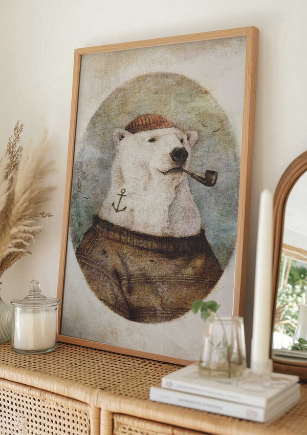 Tablou înramat „Onto the Shore” de Mike Koubou