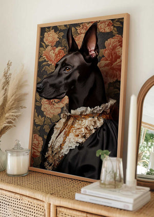 Tablou înramat „The Elegant Great Dane” de SHANDU
