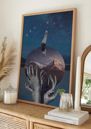 Tablou înramat „Celestial Dive” de Dominik Przerwa