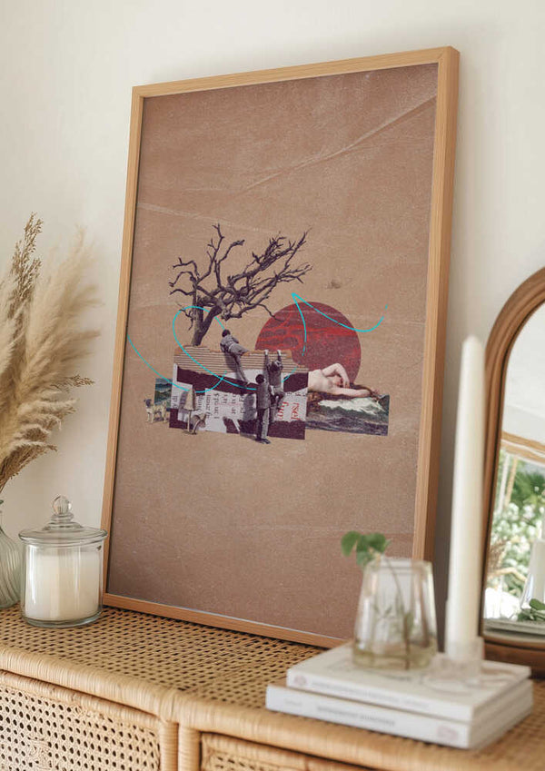 Tablou înramat „Barren Tree” de Dominik Przerwa