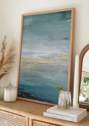 Tablou înramat „A Serene Seascape” de Julia Contacessi
