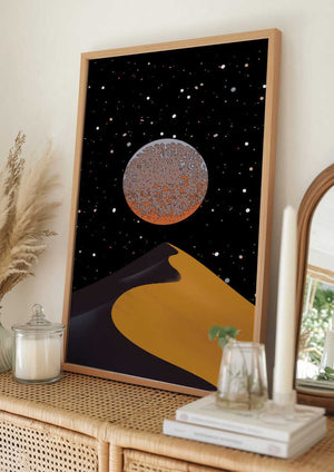 Tablou înramat „Celestial Dunescape” de Nicholas