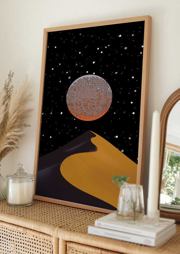 Tablou înramat „Celestial Dunescape” de Nicholas