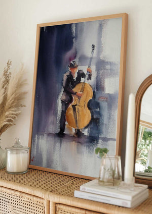 Tablou înramat „musician 5” de Giorgio Gosti