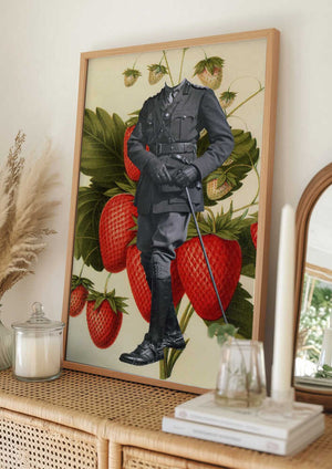 Tablou înramat „Major Strawberry” de Mikhail Siskoff