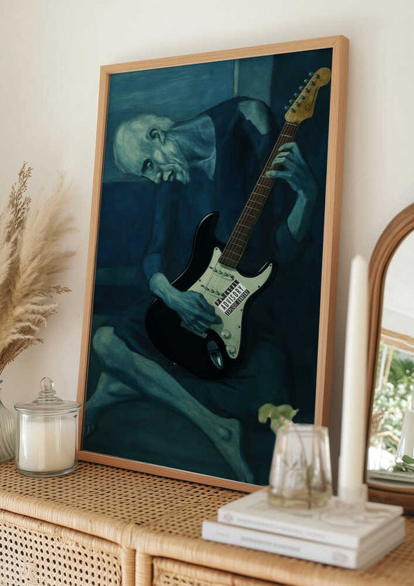 Tablou înramat „The Old Rocker” de Dikhotomy