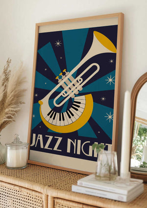 Tablou înramat „Jazz Night” de Andreas Magnusson