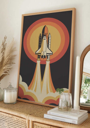 Tablou înramat „Space Shuttle” de Andreas Magnusson