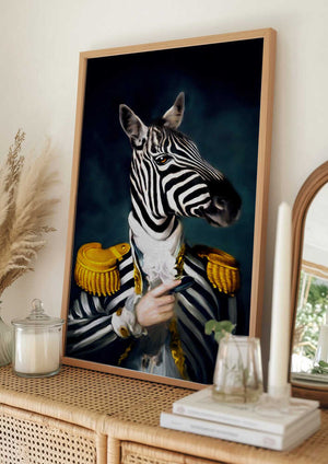 Tablou înramat „Mr stripe” de Tein Lucasson