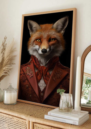 Tablou înramat „Red Fox Portrait” de Andreas Magnusson