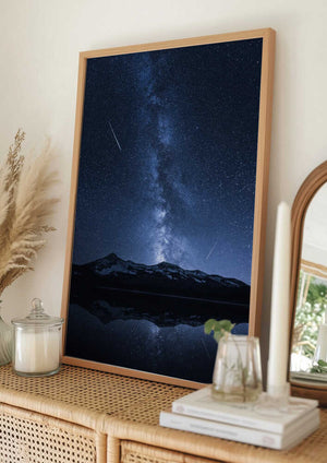 Tablou înramat „Galaxies Reflection” de Toby Harriman