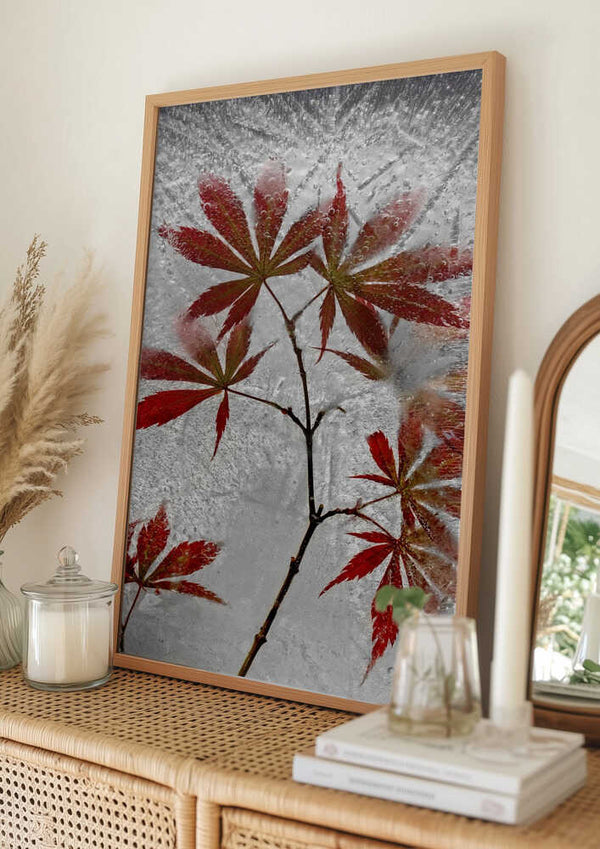 Tablou înramat „red maple” de Secundino Losada