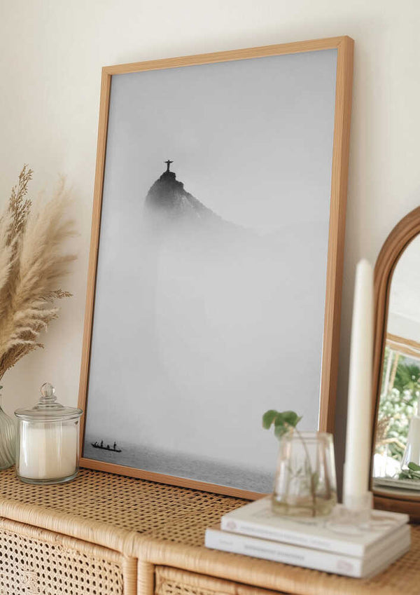 Tablou înramat „Cristo in the mist” de Trevor Cole