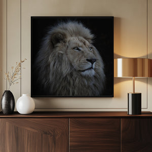 Tablou înramat „Proud Lion” de Louise Wolbers