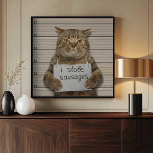 Tablou înramat „Crime and Punishment....” de Iryna Kuznetsova (Iridi)