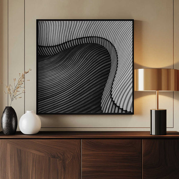 Tablou înramat „The wood project II - Sea shore” de Luc Vangindertael (laGrange)