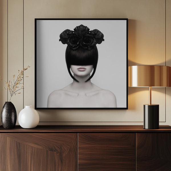 Tablou înramat „Black Widow” de Martina Nemcekova EP