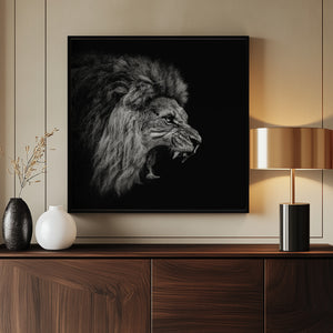 Tablou înramat „Roaring Lion #2” de Christian Meermann