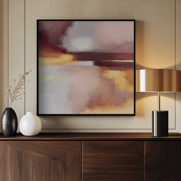 Tablou înramat „Burgundy Sunset” de Elisabeth Fredriksson