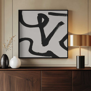 Tablou înramat „Curvy Lines” de Dan Hobday