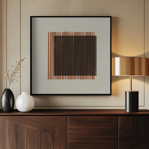 Tablou înramat „Striped Enigma” de THE MIUUS STUDIO