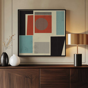 Tablou înramat „Geometric Harmony” de THE MIUUS STUDIO