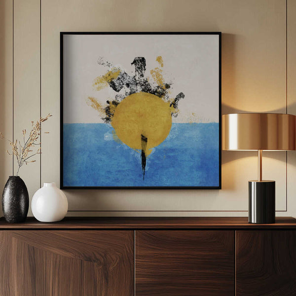 Tablou înramat „Rising Hue Burst” de Emel Tunaboylu