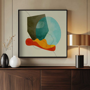 Tablou înramat „Shapes&lines Kopie” de Ana Rut Bre