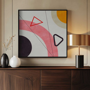 Tablou înramat „Mid Bauhaus Geometry 5” de Ana Rut Bre