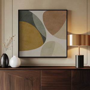 Tablou înramat „Pattern3 Mid Earth 2” de Ana Rut Bre