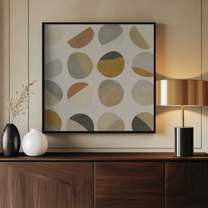 Tablou înramat „Pattern3 Mid Earth 4” de Ana Rut Bre
