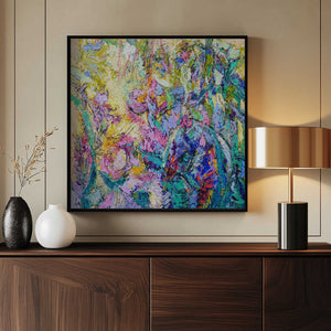 Tablou înramat „Expressionist Colorful Abstract” de Dorothy Fagan