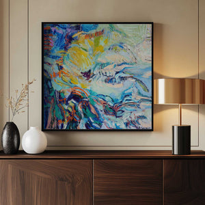 Tablou înramat „Flowing Hues” de Dorothy Fagan