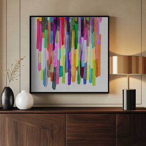 Tablou înramat „Colorful Stripes 4” de Mareike Böhmer