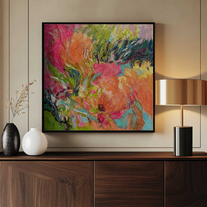 Tablou înramat „Vibrant Blossom Burst” de Dorothy Fagan