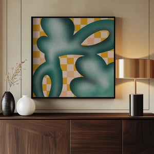 Tablou înramat „Colorful Geometric Patterns” de Little Dean
