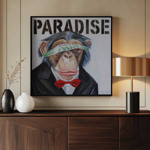 Tablou înramat „Monkey BusinessMan” de Violeta Vollmer