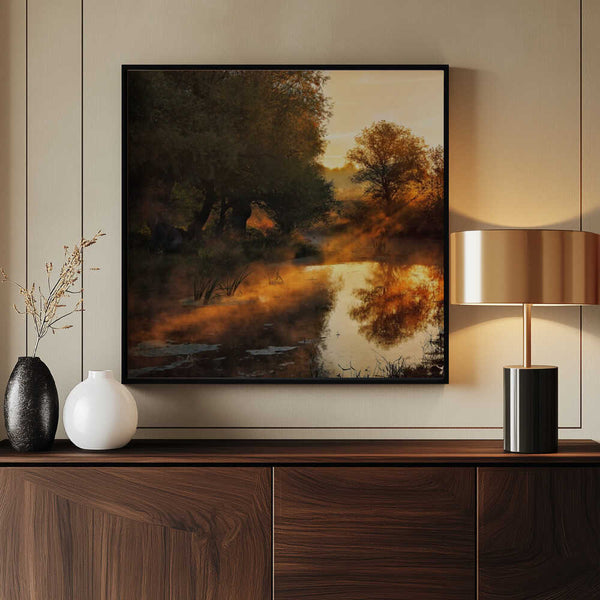 Tablou înramat „When nature paints with light I” de Leicher Oliver