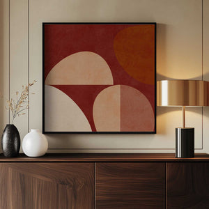 Tablou înramat „Autumn Mid Century Earthy” de Ana Rut Bre