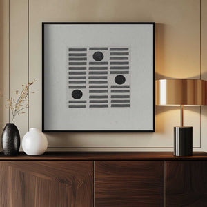 Tablou înramat „Lines and Circles” de THE MIUUS STUDIO