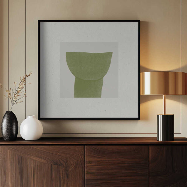 Tablou înramat „Verdant Tranquility” de THE MIUUS STUDIO