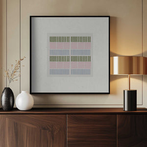 Tablou înramat „Pastel Patterns” de THE MIUUS STUDIO